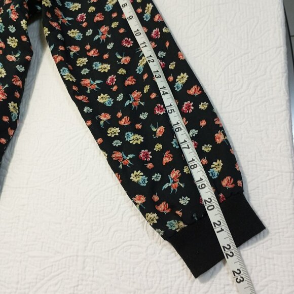 Sybilla Collection Floral Bomber Jacket Sz S Multicolor Zip-Up Lightweight Women - Picture 10 of 12